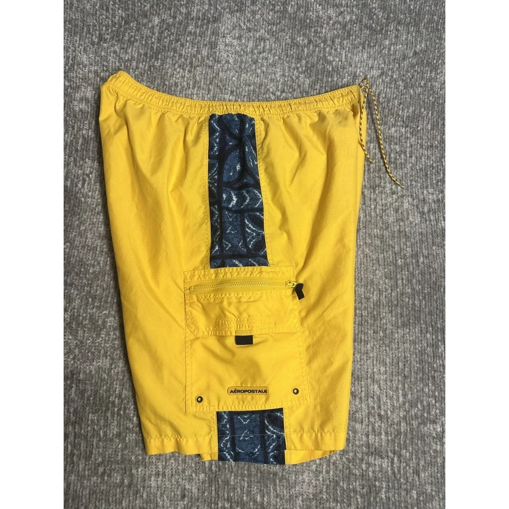 Vintage 90s Aeropostale Cargo Board Shorts Mens XL Swim Preppy Surf Skater